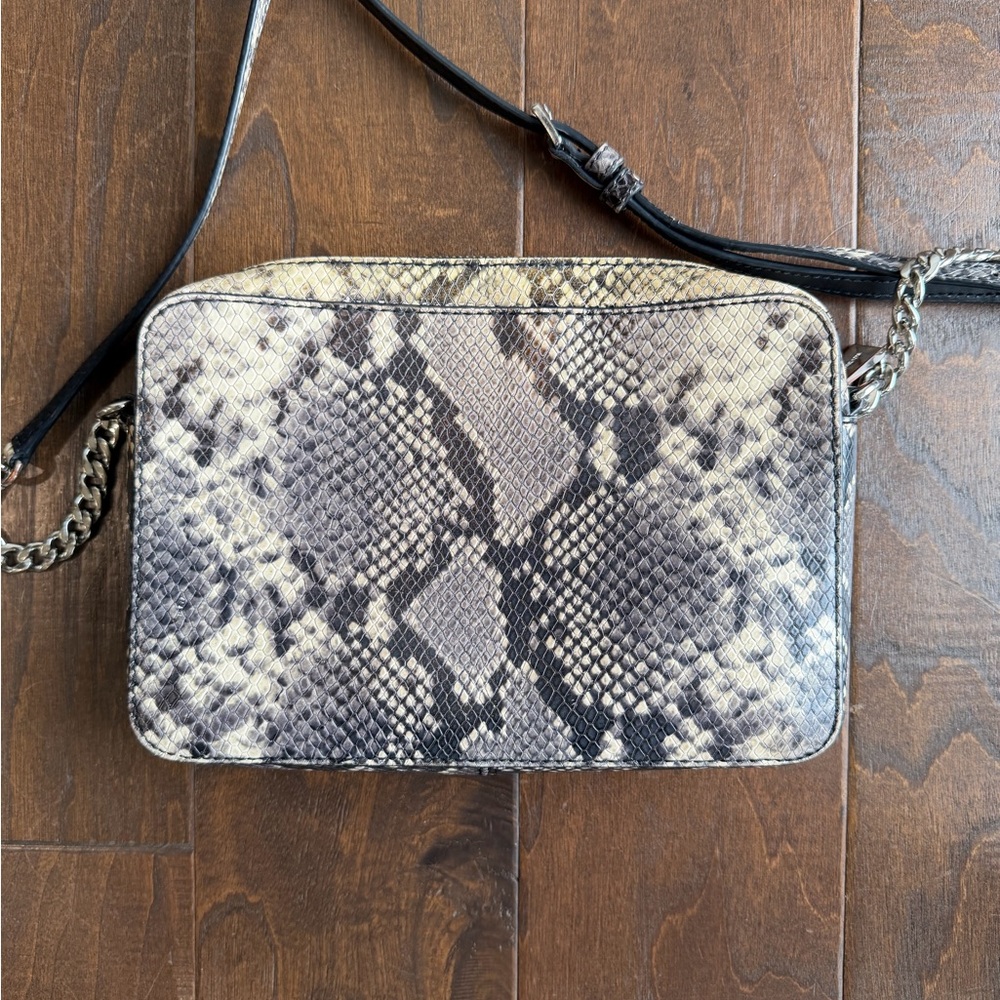 Michael Kors Bags Snakeskin Print Crossbody Bag - Picture 9 of 9